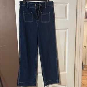 Old Navy Dark Blue Flare Jeans
